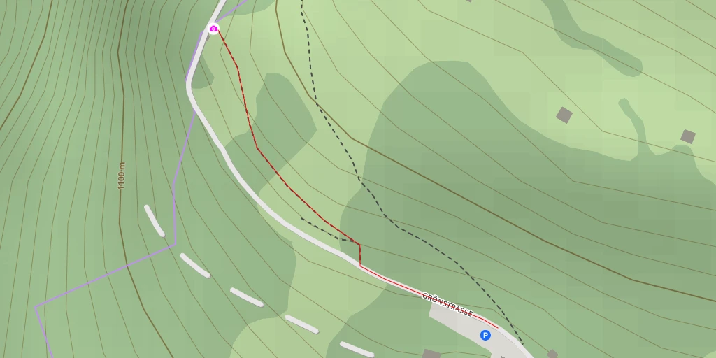 Map of the trail for Grönstrasse - Grönstrasse