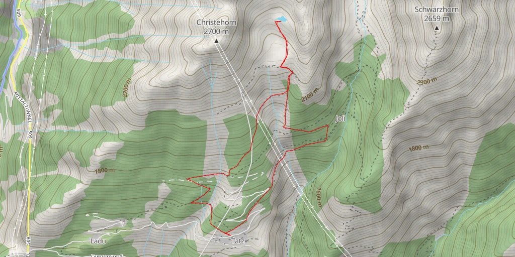 Map of the trail for Seetalsee