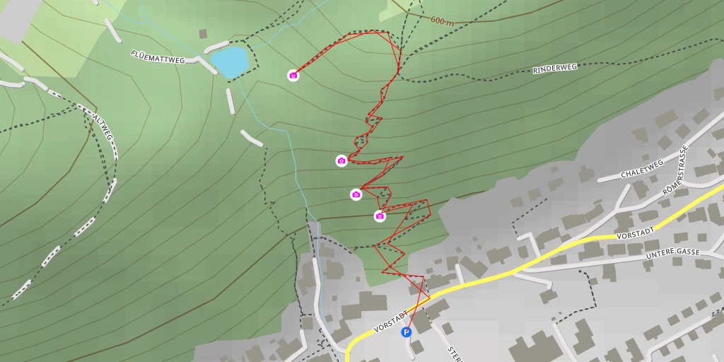 Map of the trail for Tellibach