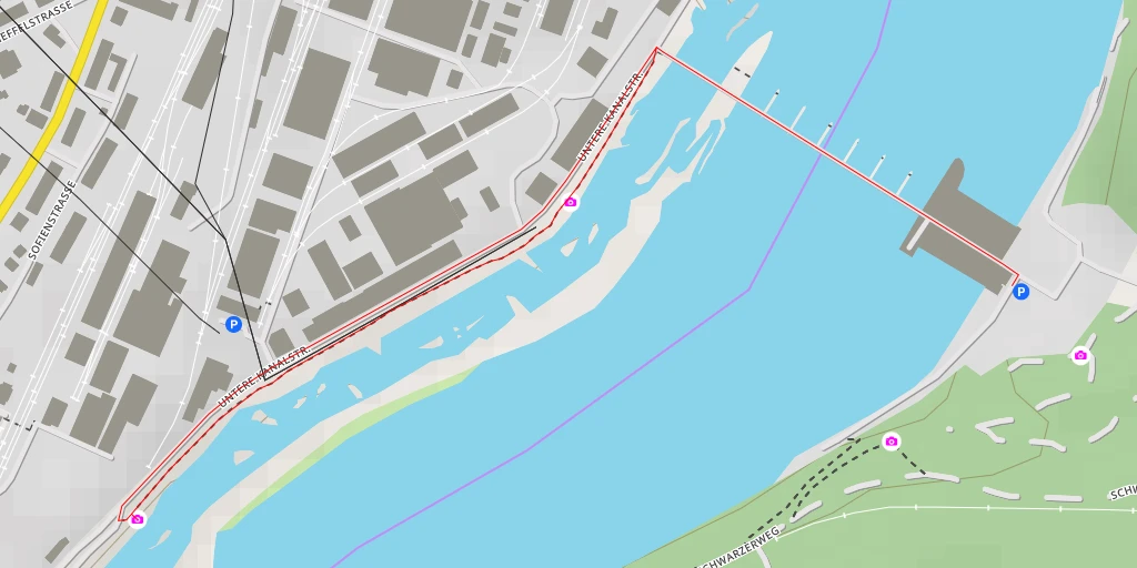 Map of the trail for Dolivo Plattform