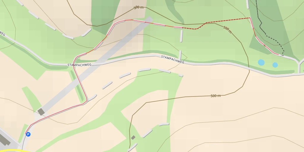 Map of the trail for Chilpen - Stampachweg