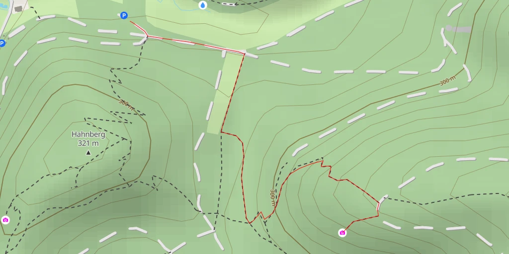Map of the trail for Hegerturmblick