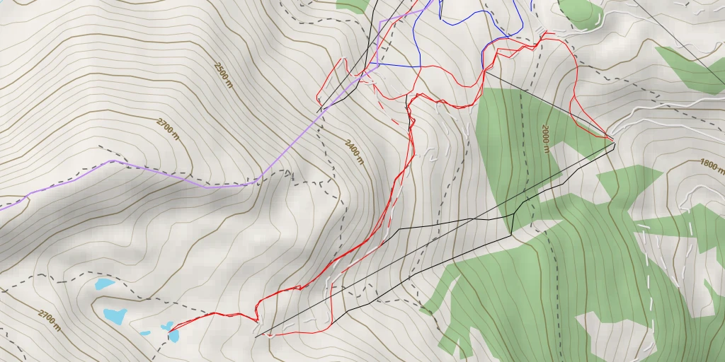 Carte de l'itinéraire :  Üsserts Seewji