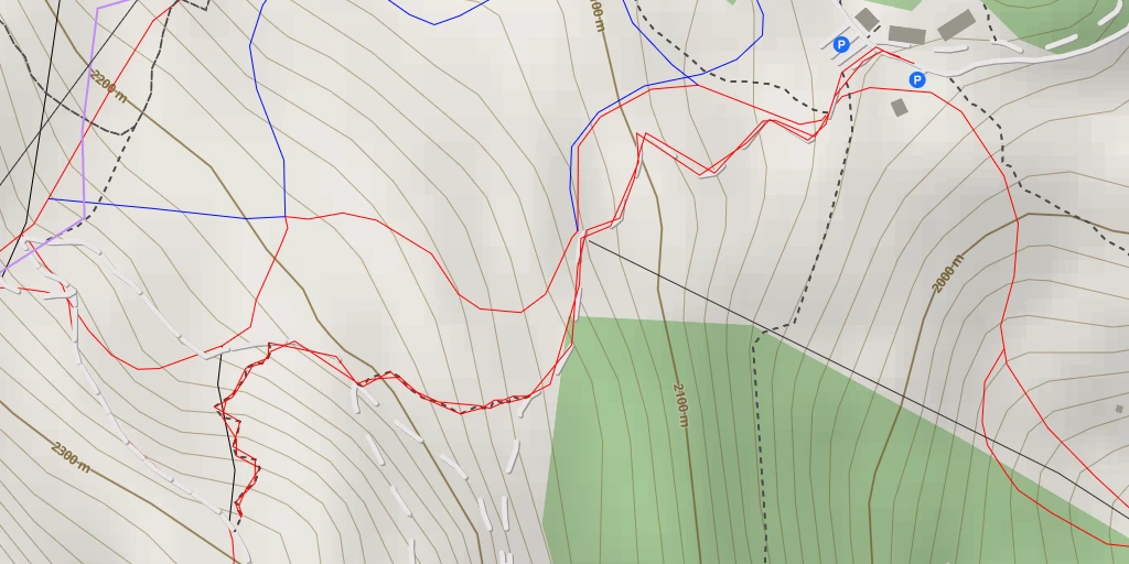 Map of the trail for Ober Arb