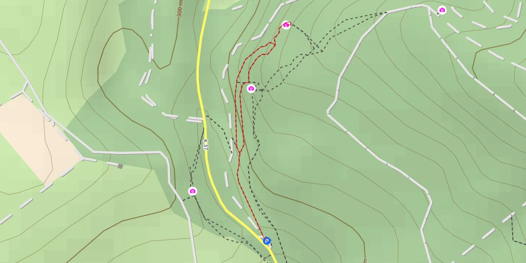 Map of the trail for Falkenstein