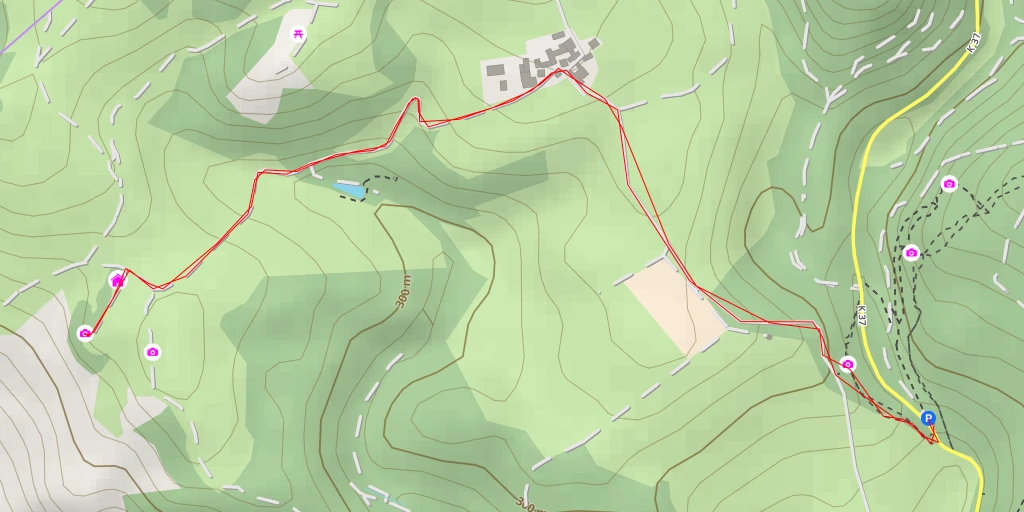 Map of the trail for Schieferfels