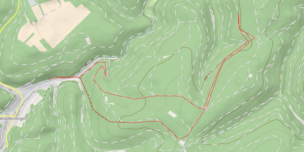 Map of the trail for Großes Protztal - Waldleiningen