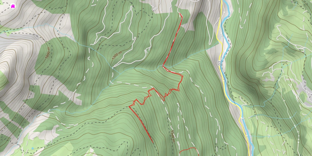 Carte de l'itinéraire :  Lauterbrunnen