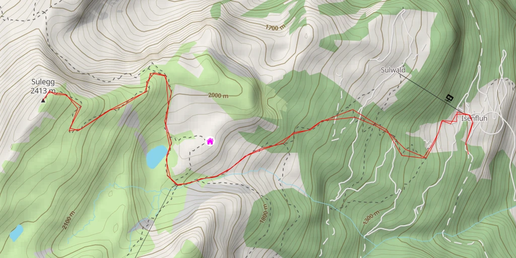 Map of the trail for Sulegg