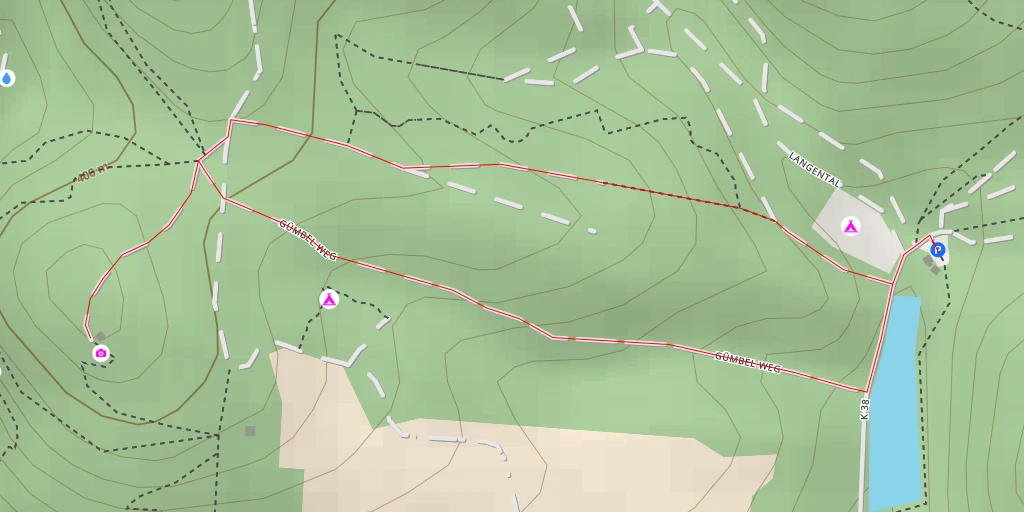 Carte de l'itinéraire :  Kupferberghütte