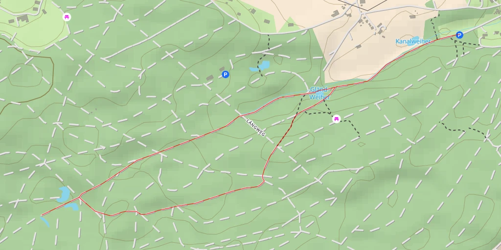 Map of the trail for Oberholzweg