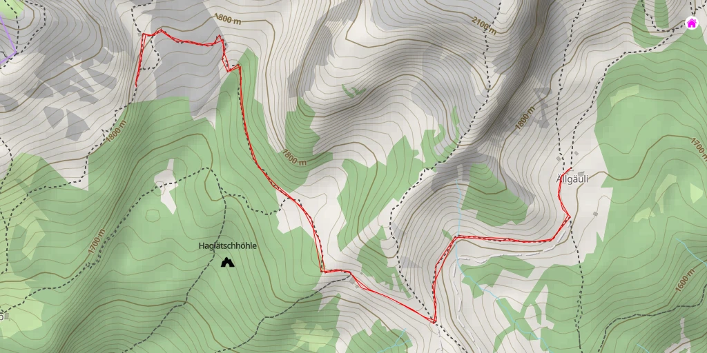 Carte de l'itinéraire :  Innerbärgli