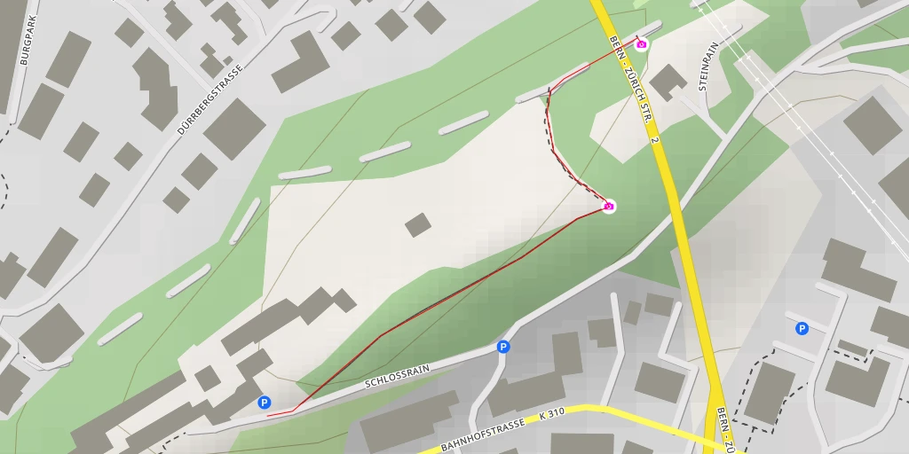 Carte de l'itinéraire :  Palisadenweg - Aarburg