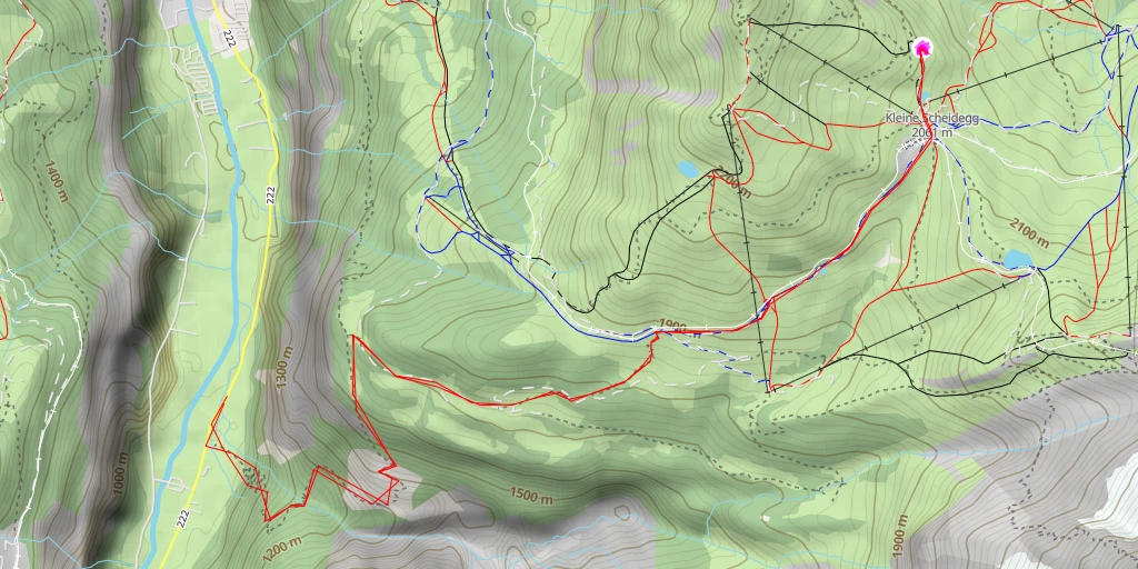 Map of the trail for Mendelssohnweg