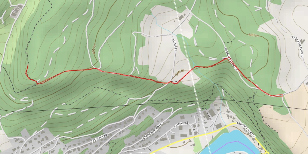 Map of the trail for Stellichopf