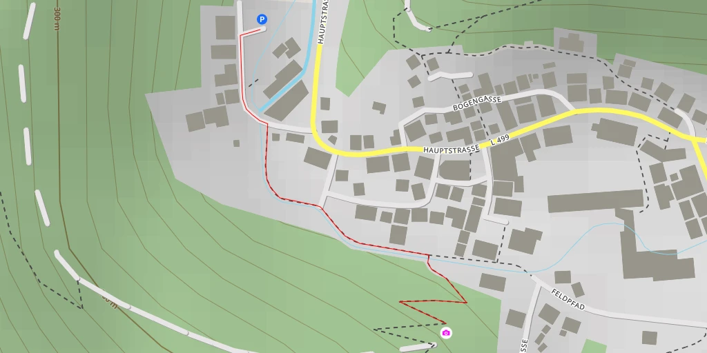 Map of the trail for Rehfels