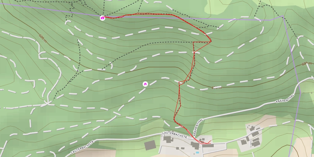 Map of the trail for Känzeli