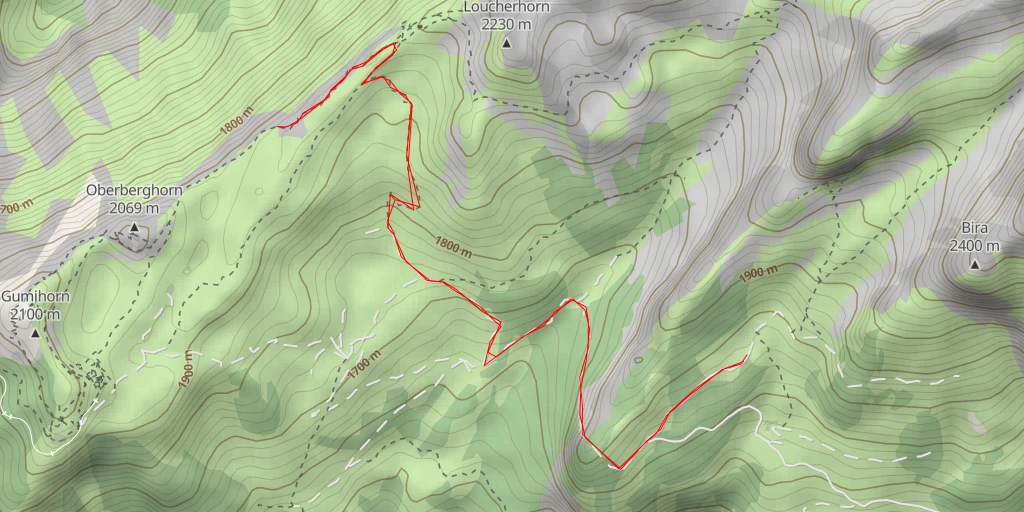 Carte de l'itinéraire :  Obera Roriwang - Bönigen