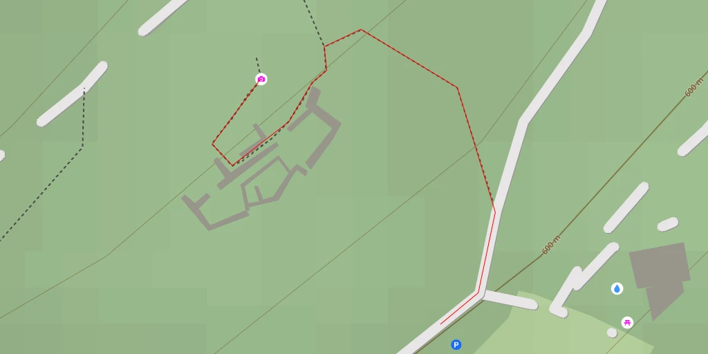 Map of the trail for Burgruine Alt-Tierstein - Gipf-Oberfrick