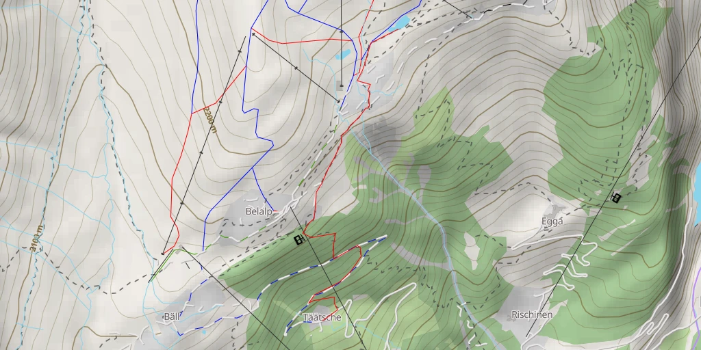 Carte de l'itinéraire :  Lüsgersee