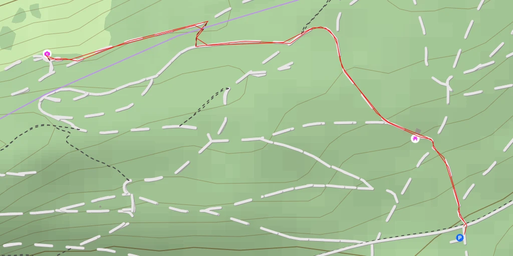 Map of the trail for Höchmattgraben