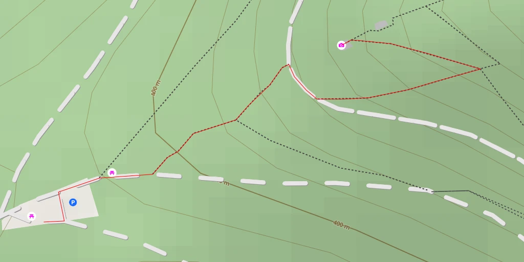 Map of the trail for Slevogtfels