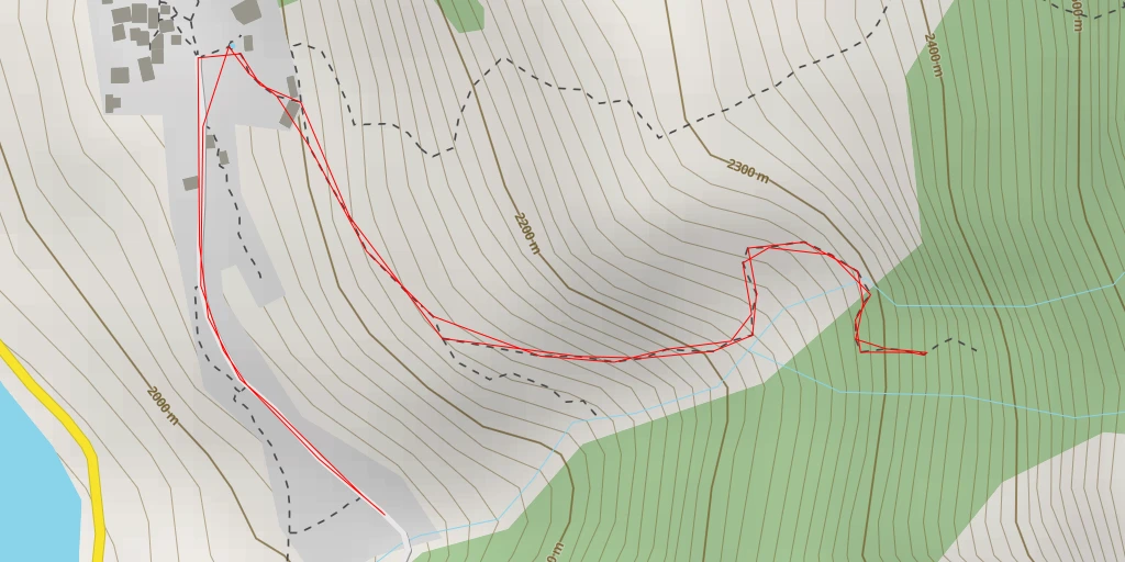 Carte de l'itinéraire :  Bhrigu lake trail