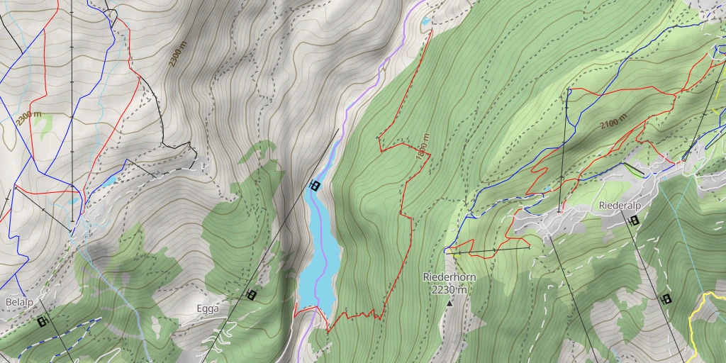 Carte de l'itinéraire :  Grünsee