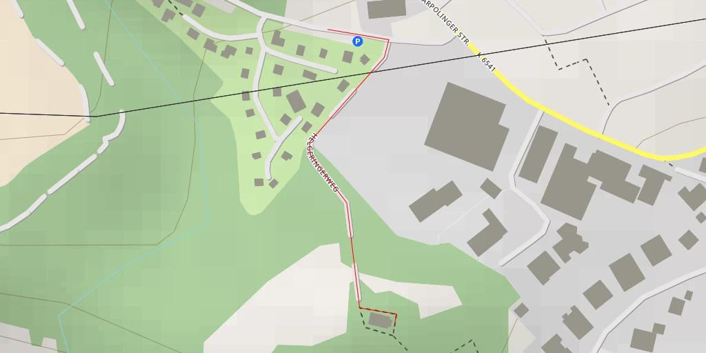 Map of the trail for Kalvarienbergweg