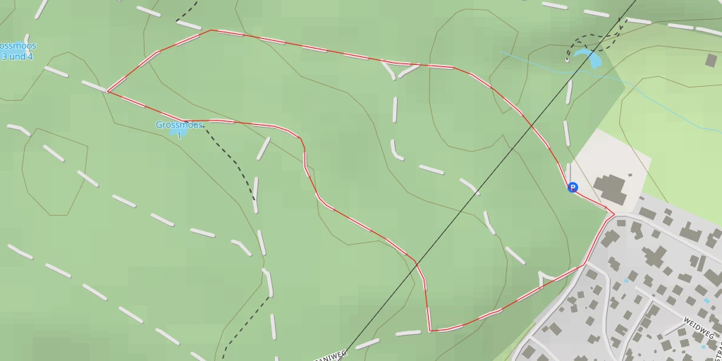 Map of the trail for Grossmoos 1