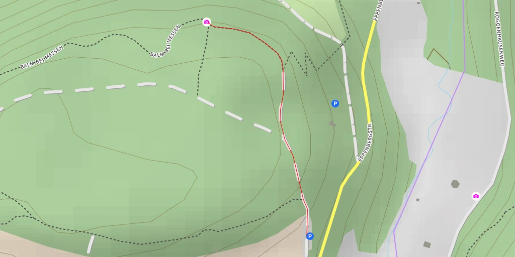 Map of the trail for balm bei messen