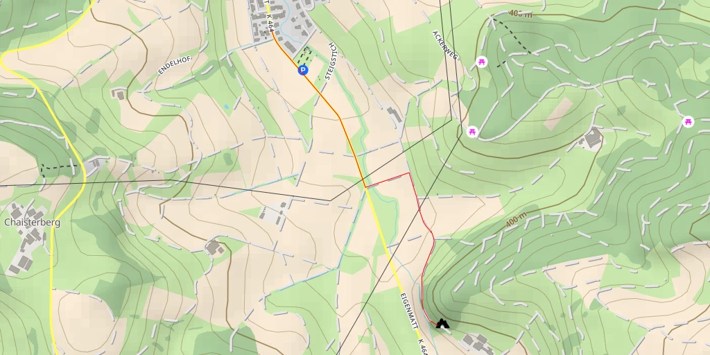 Map of the trail for Eigenmatt