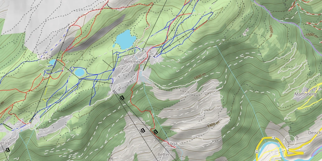 Map of the trail for Wurzenbord - Flowtrail Wurzenbord