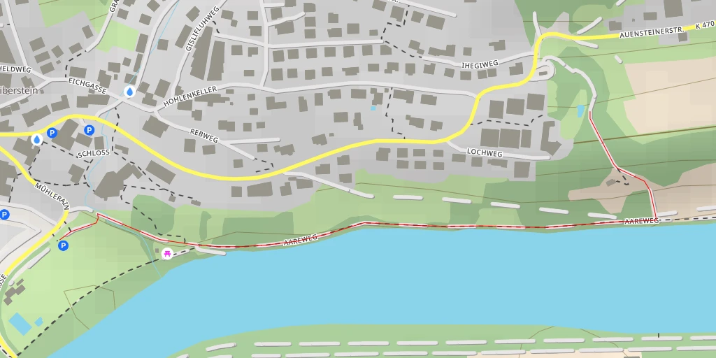 Map of the trail for Unternbergstrasse