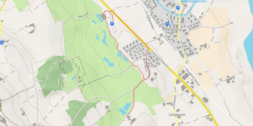 Map of the trail for Golfpark Oberkirch - Am Hofbach