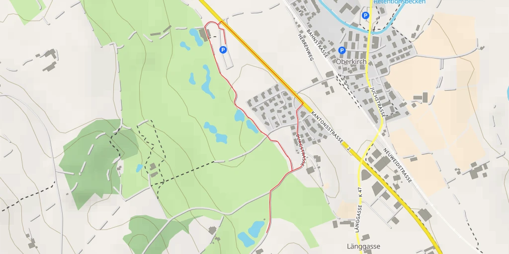 Map of the trail for Golfpark Oberkirch - Am Hofbach