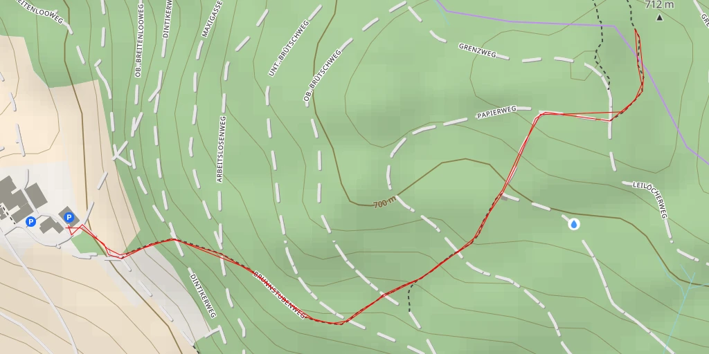 Map of the trail for Eichberg