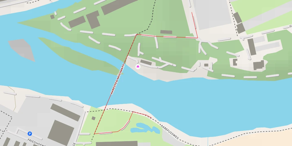 Map of the trail for Mühlemattstrasse