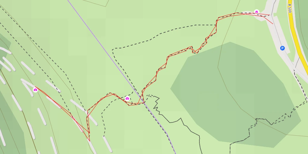 Carte de l'itinéraire :  Lotharpfad - Baiersbronn