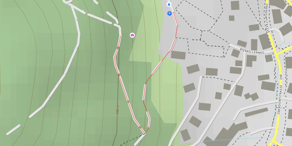 Map of the trail for Fasnachtsfeuer - Villmergen