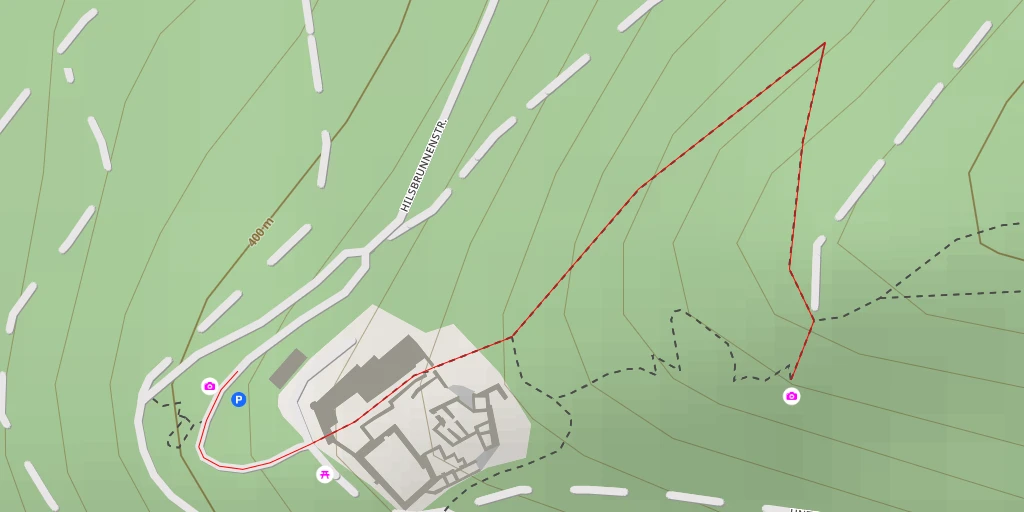 Map of the trail for Ritterplatte