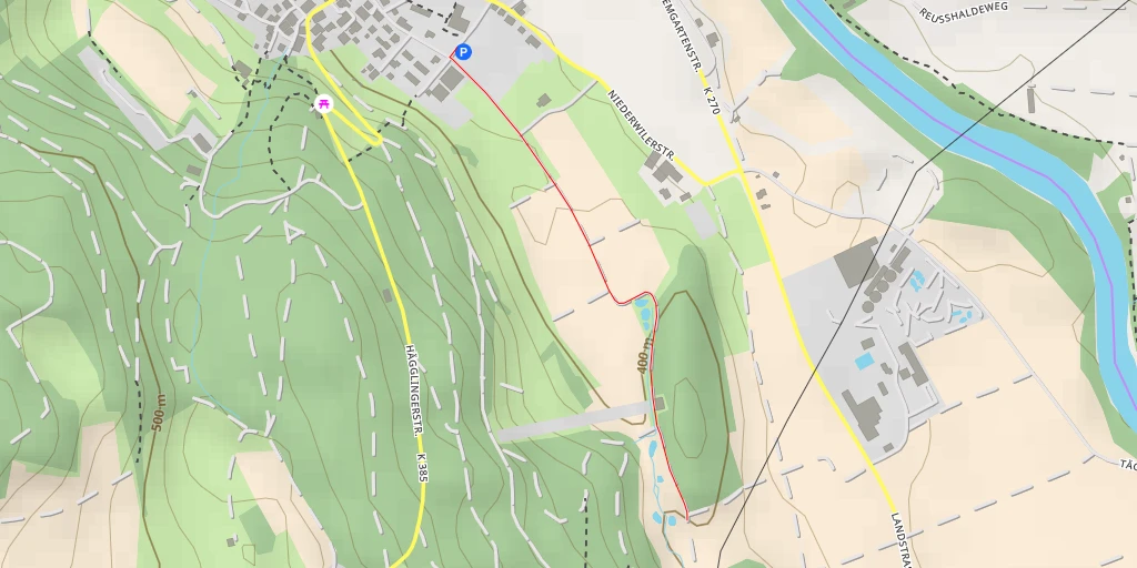 Map of the trail for Kapellenweg - Kapellenweg