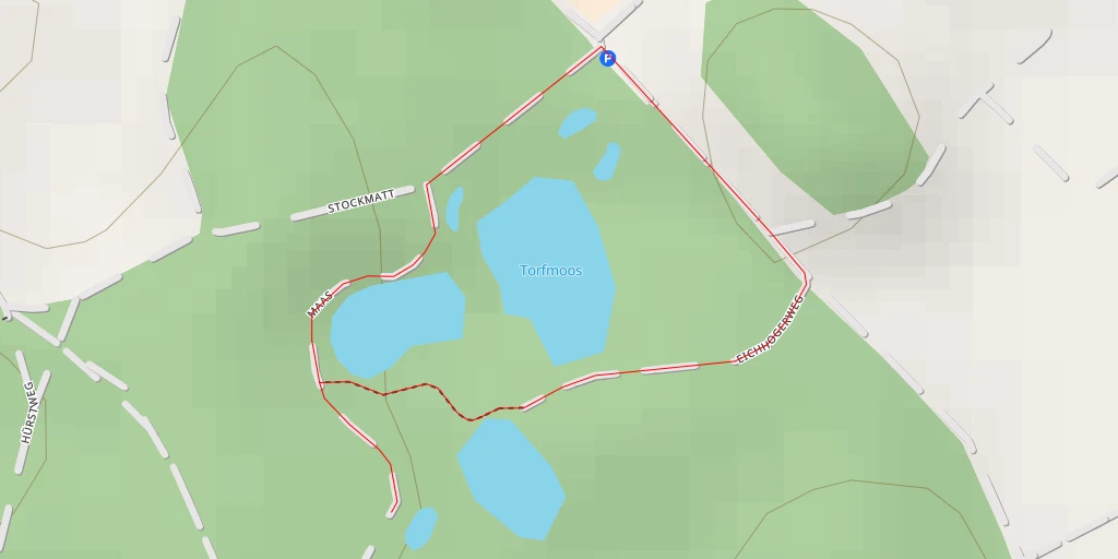 Map of the trail for Maas - Maas