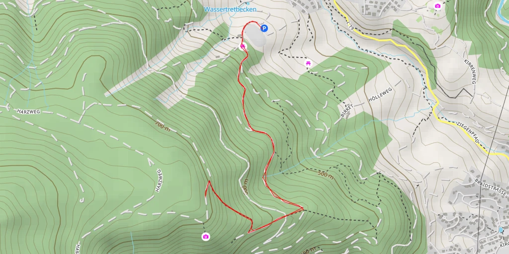 Map of the trail for Forbach