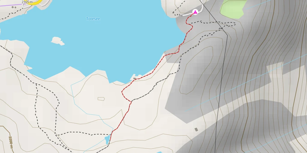 Map of the trail for Geissbock - Grimselstrasse - Obergoms