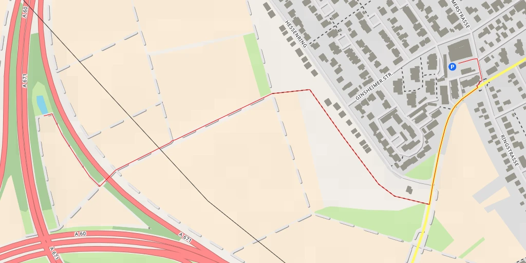 Map of the trail for A 671 - A 671