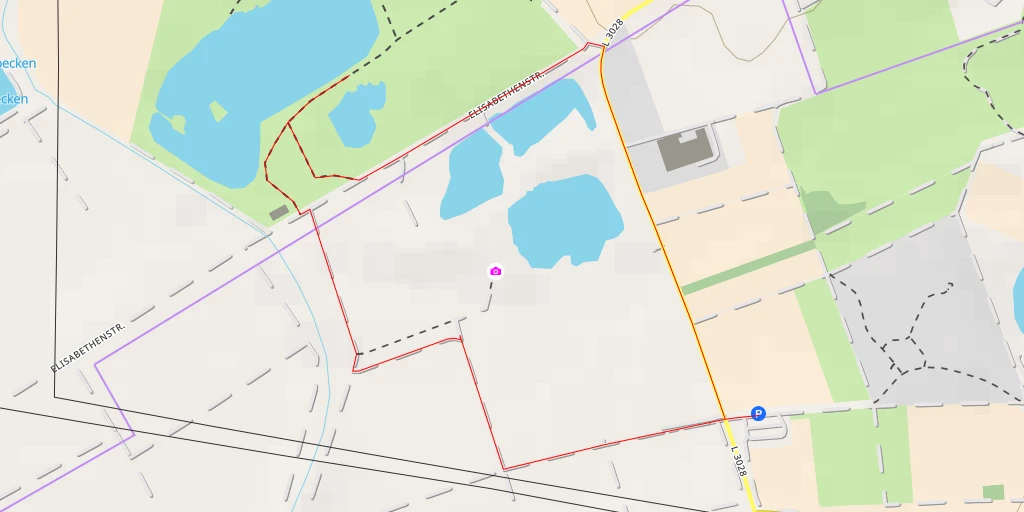 Map of the trail for Elisabethenstraße - Elisabethenstraße - Wiesbaden