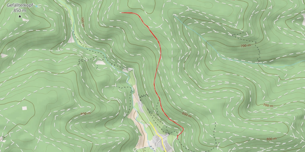Map of the trail for Genussplatz am Oberer Zinken