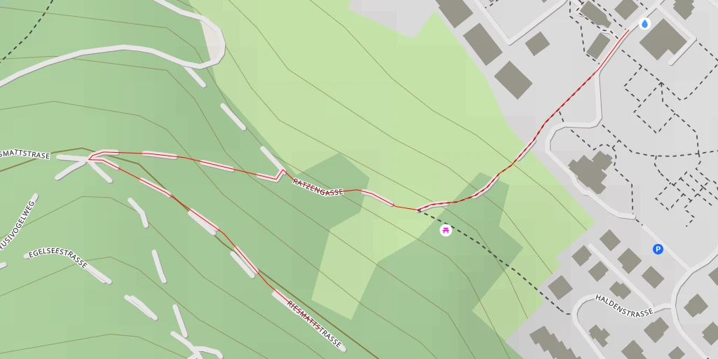 Map of the trail for Mutter Gottes - Spreitenbach