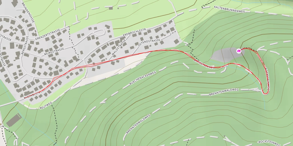 Map of the trail for Bockstein